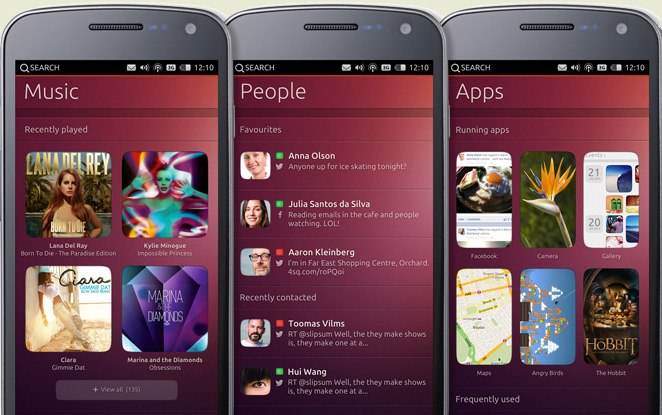 Опубликованы первые сборки Ubuntu для смартфонов и планшетных ПК
